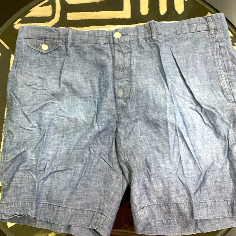 Men’s shorts POLO RALPH LAUREN blue chambrey Sz 42